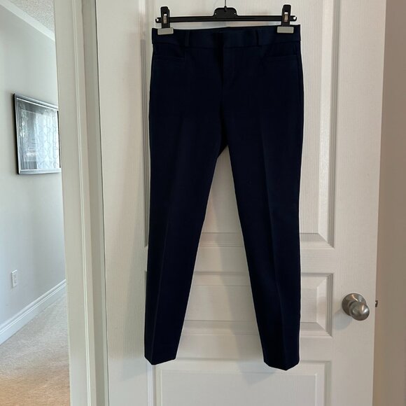 Banana Republic Sloan Slim-Fit Ankle Pants – Navy | Size 2 - Picture 6 of 7